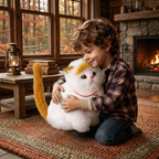 Realistic Interactive Tabby Robot Kitten, Walking and Meowing Robot Cat