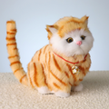 Realistic Interactive Tabby Robot Kitten, Walking and Meowing Robot Cat