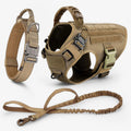 Tactical nylon dog harness with handle
