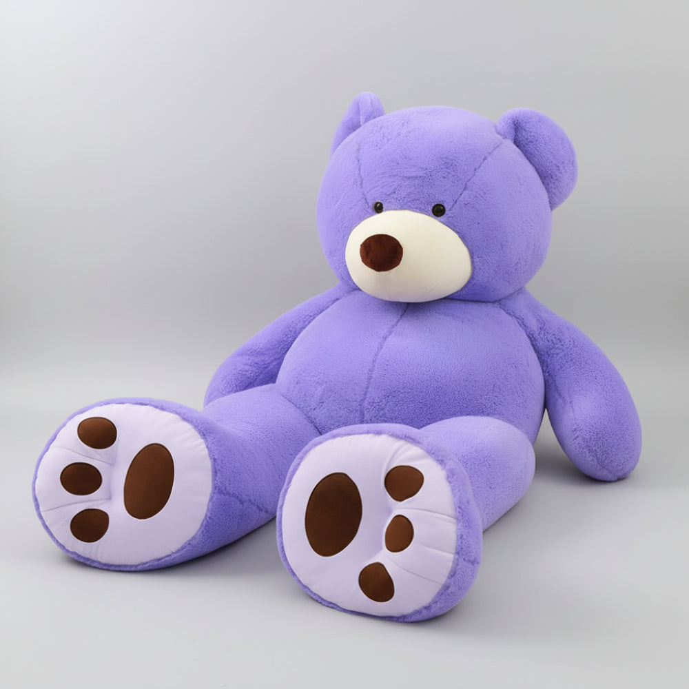 Soft cuddly teddy bear, oversized classic design, adjustable filling