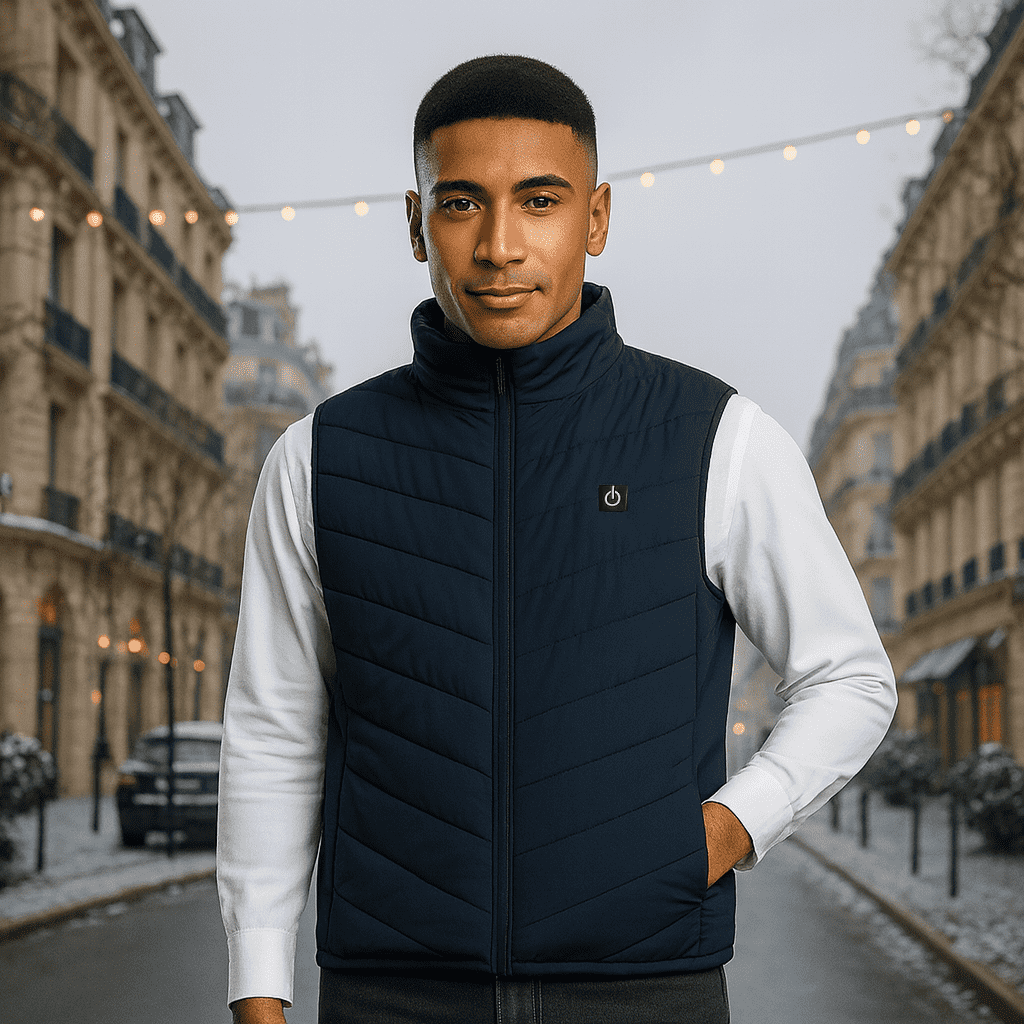 Unisex USB heated gilet with 3 heat levels