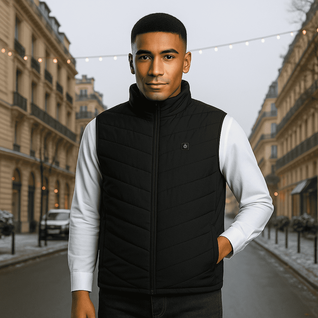 Unisex USB heated gilet with 3 heat levels
