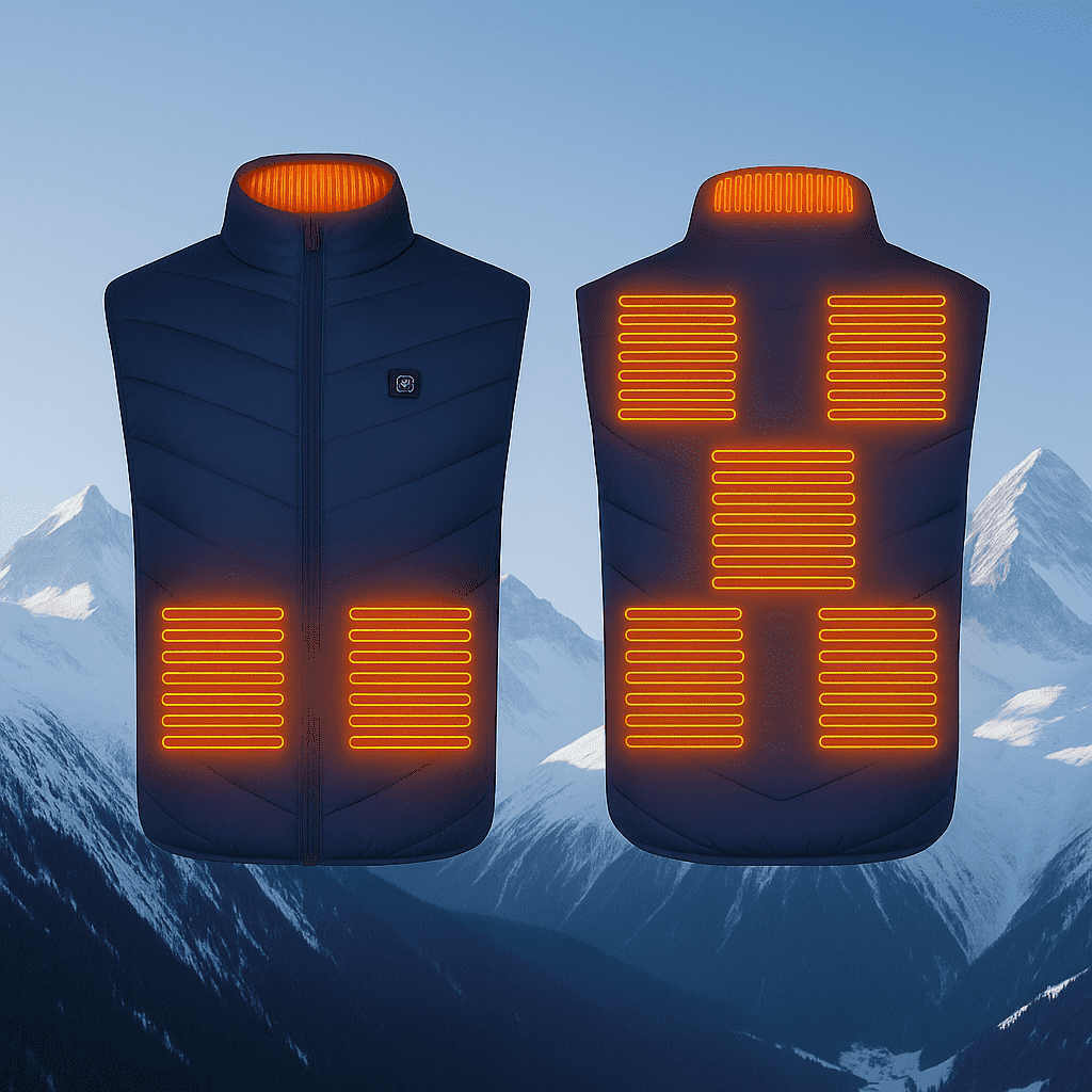 Unisex USB heated gilet with 3 heat levels