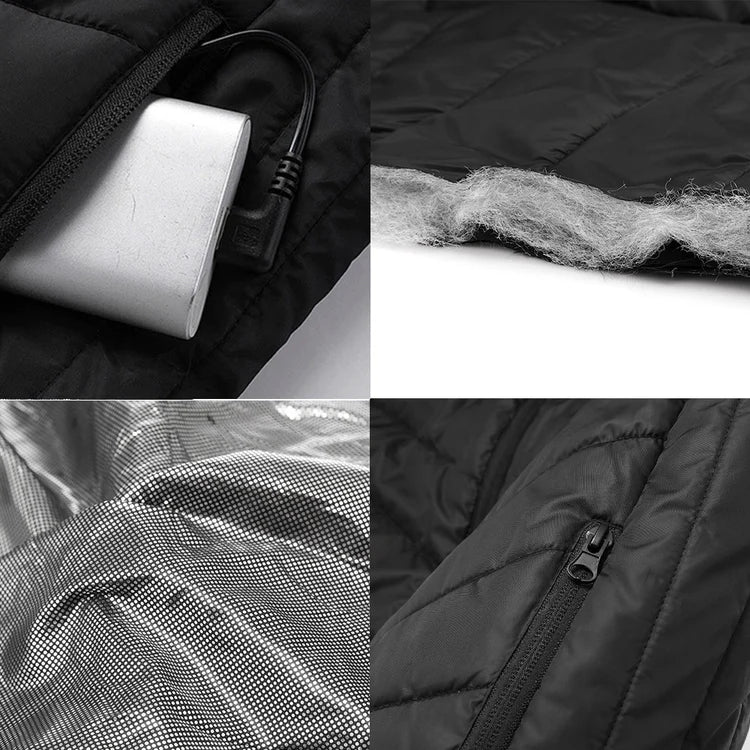 Unisex USB heated gilet with 3 heat levels