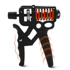 Adjustable 5-165kg Heavy Hand Grip Strengthener - Finger Expander for Arm, Wrist, and Forearm Training