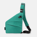 Anti-Theft Crossbody Organizer Bag with Hidden Zippers