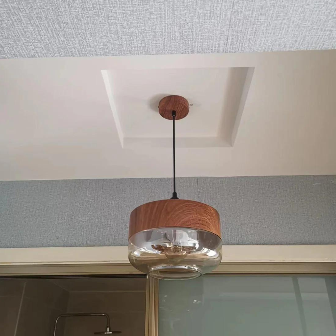 Arven Scandinavian Wooden Pendant Light – Timeless Nordic Design with Warm Glow