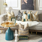 Auric Gilded Luxury Cushion Cover