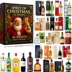 Whisky advent calendar 2025, 24 decorative miniature bottles