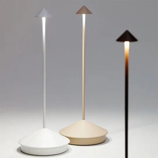 Cordless rechargeable LED table lamp