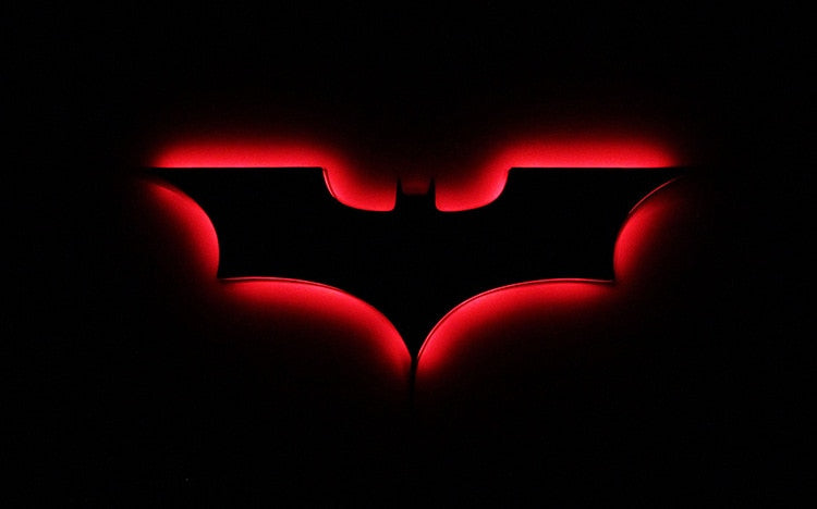 Batman LED Wall Light with Wireless Remote Control and Colour Change