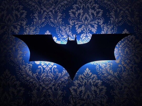 Batman LED Wall Light with Wireless Remote Control and Colour Change