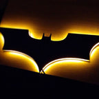 Batman LED Wall Light with Wireless Remote Control and Colour Change