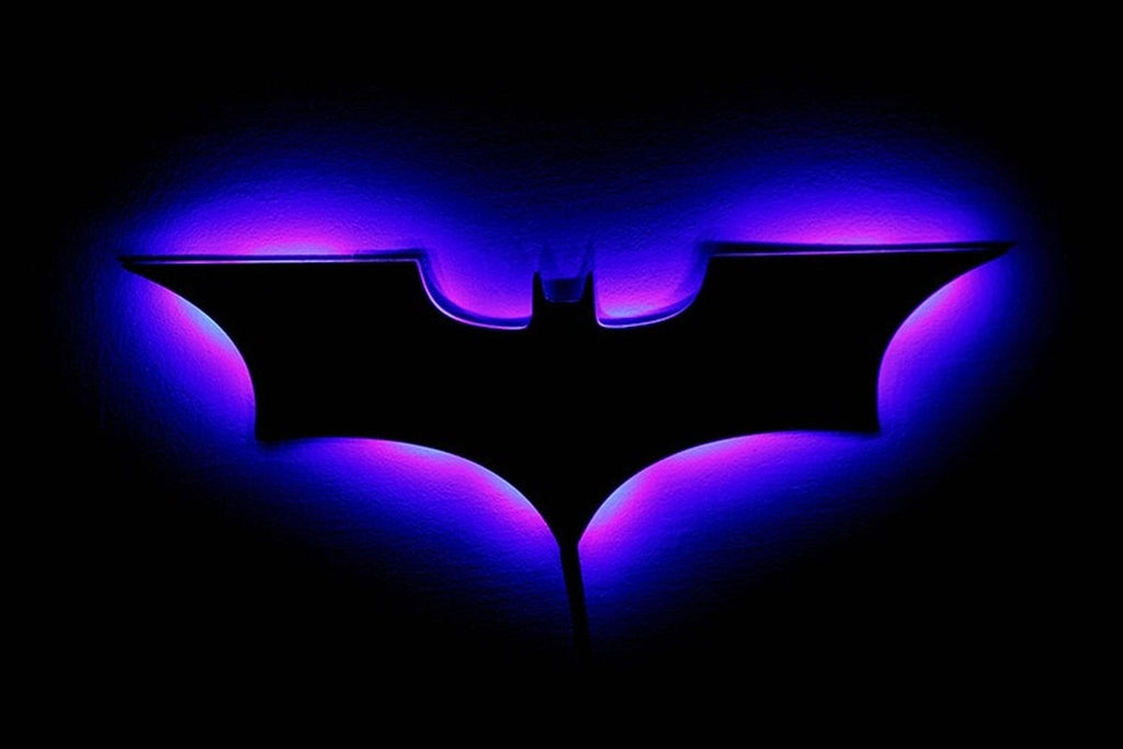 Batman LED Wall Light with Wireless Remote Control and Colour Change