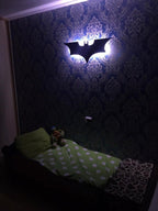 Batman LED Wall Light with Wireless Remote Control and Colour Change