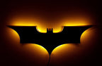 Batman LED Wall Light with Wireless Remote Control and Colour Change