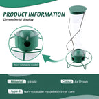 Bird Feeder Metal Squirrel Proof Hanging Outdoor Garden Tube