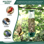 Bird Feeder Metal Squirrel Proof Hanging Outdoor Garden Tube