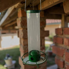 Bird Feeder Metal Squirrel Proof Hanging Outdoor Garden Tube