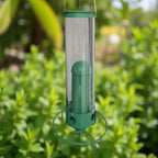 Bird Feeder Metal Squirrel Proof Hanging Outdoor Garden Tube