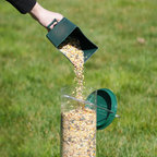 Bird Feeder Metal Squirrel Proof Hanging Outdoor Garden Tube