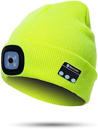 Bluetooth Beanie Hat Light Wireless Headphones