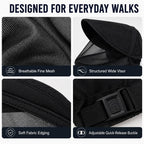 Breathable Anti-Scavenging Dog Muzzle for Walks - Mesh Hood Helps Block Food Scraps & Rubbish