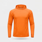 Men's UPF 50+ Sun Hoodie – Lightweight Quick-Dry Hiking & Fishing UV Top with Thumb Loops