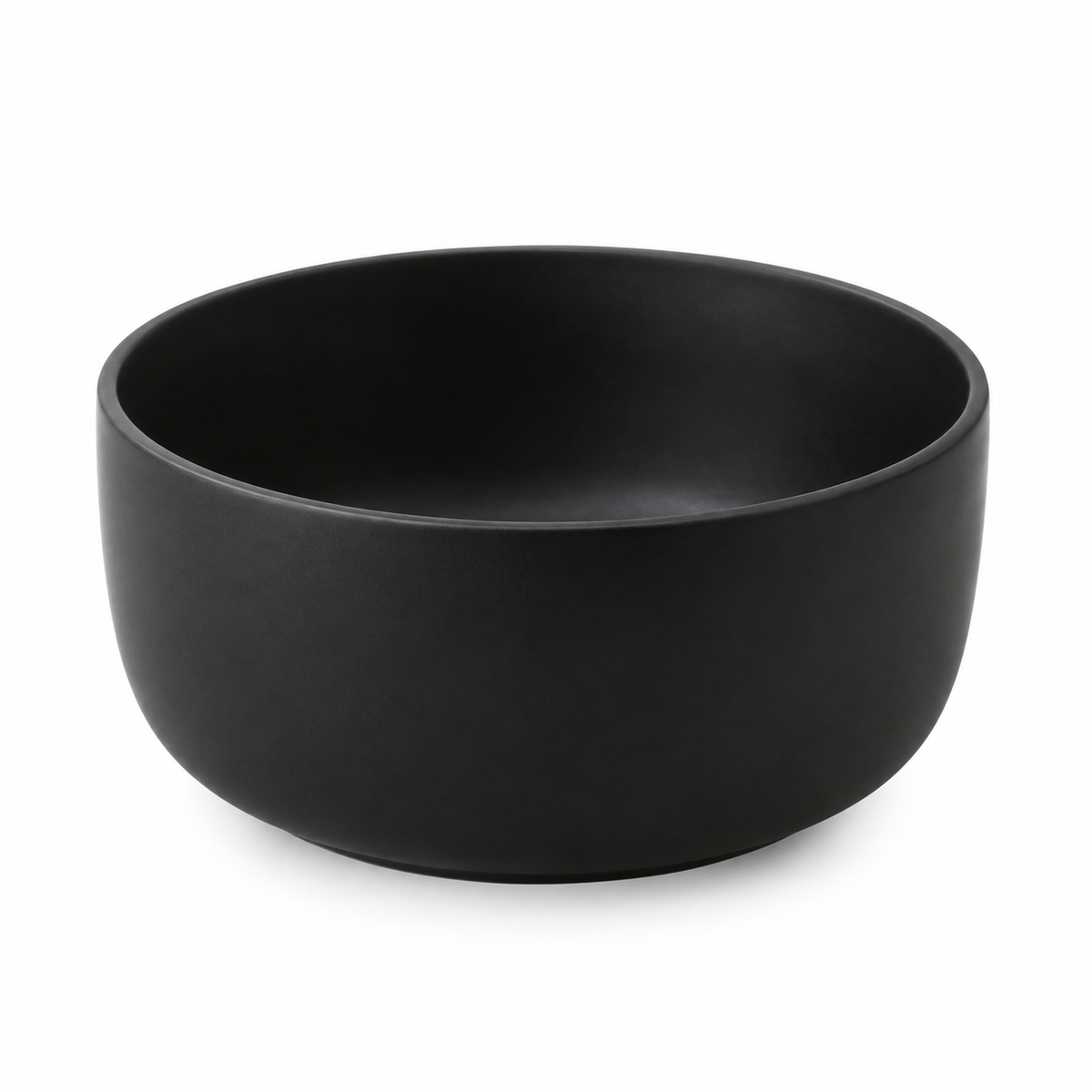 naldony Ceramic Bowl with matte black finish
