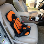 Portable car seat for children with 5-point harness