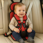 Portable car seat for children with 5-point harness