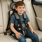 Portable car seat for children with 5-point harness