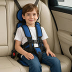 Portable car seat for children with 5-point harness