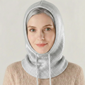 Cashmere-Blend Knit Beanie with Adjustable Fit