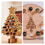 Christmas Advent Calendar Tree | Wooden Beer & Wine Holder | Reusable Birch Wood