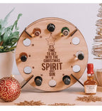 Christmas Advent Calendar Tree | Wooden Beer & Wine Holder | Reusable Birch Wood
