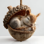 Christmas Ornaments Woodland Animal Acorn Tree Decor