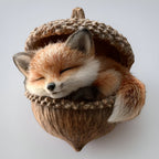 Christmas Ornaments Woodland Animal Acorn Tree Decor
