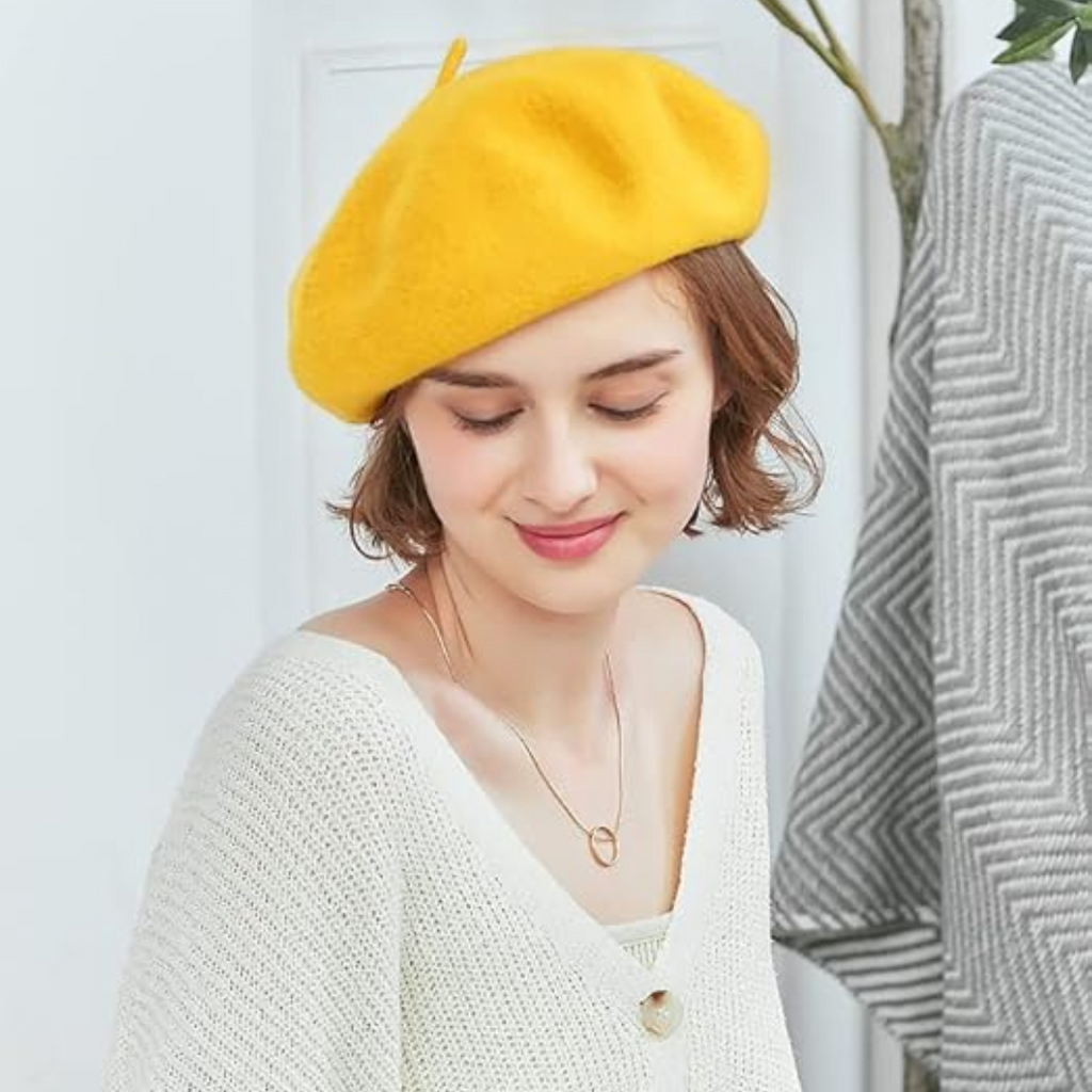 Classic French Wool Beret – Evelyne