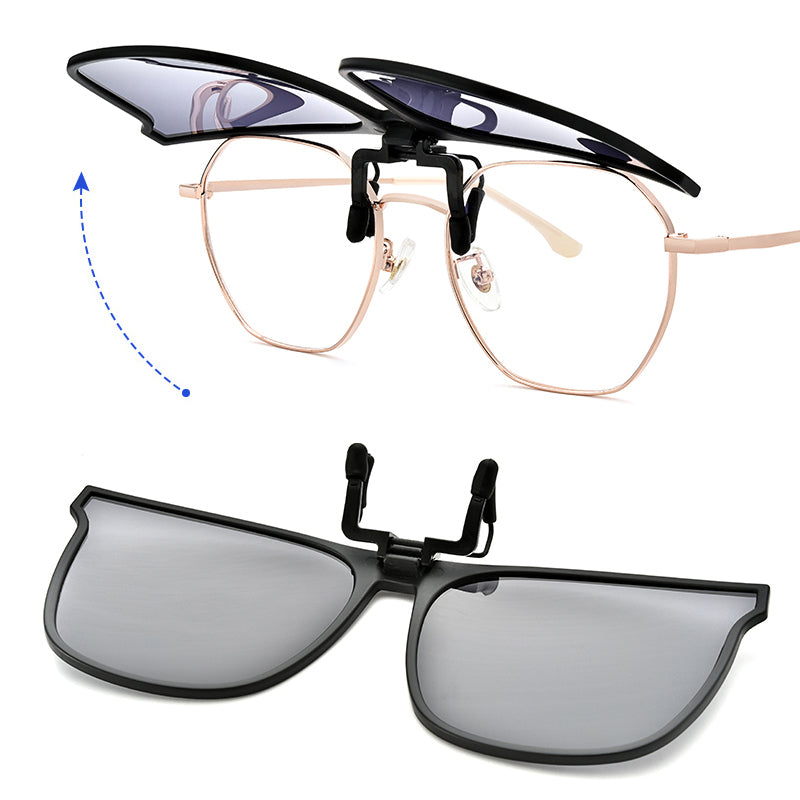 Clip-On Sunglasses for Eyeglasses