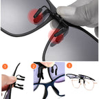 Clip-On Sunglasses for Eyeglasses
