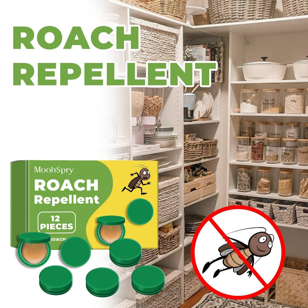 Cockroach Bait Discs, 24-Pack with Enclosed Housing for Indoor Placement