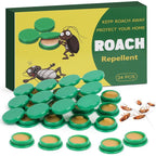 Cockroach Bait Discs, 24-Pack with Enclosed Housing for Indoor Placement