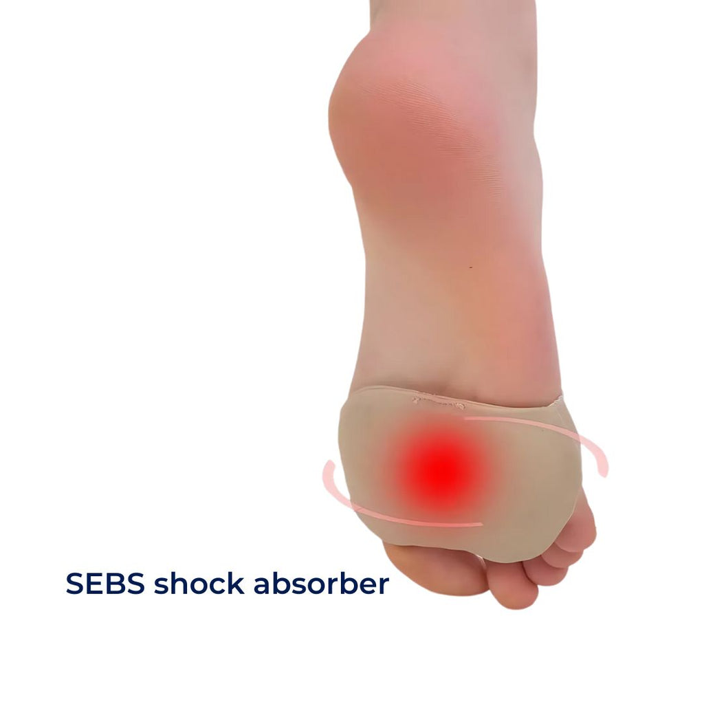 ComfortStep Morton’s Neuroma and Metatarsalgia Relief Pads | Gel Cushion and Metatarsal Support | Foot Pain Relief for E