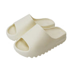Cushioned Cloud Slides with Ridged Sole