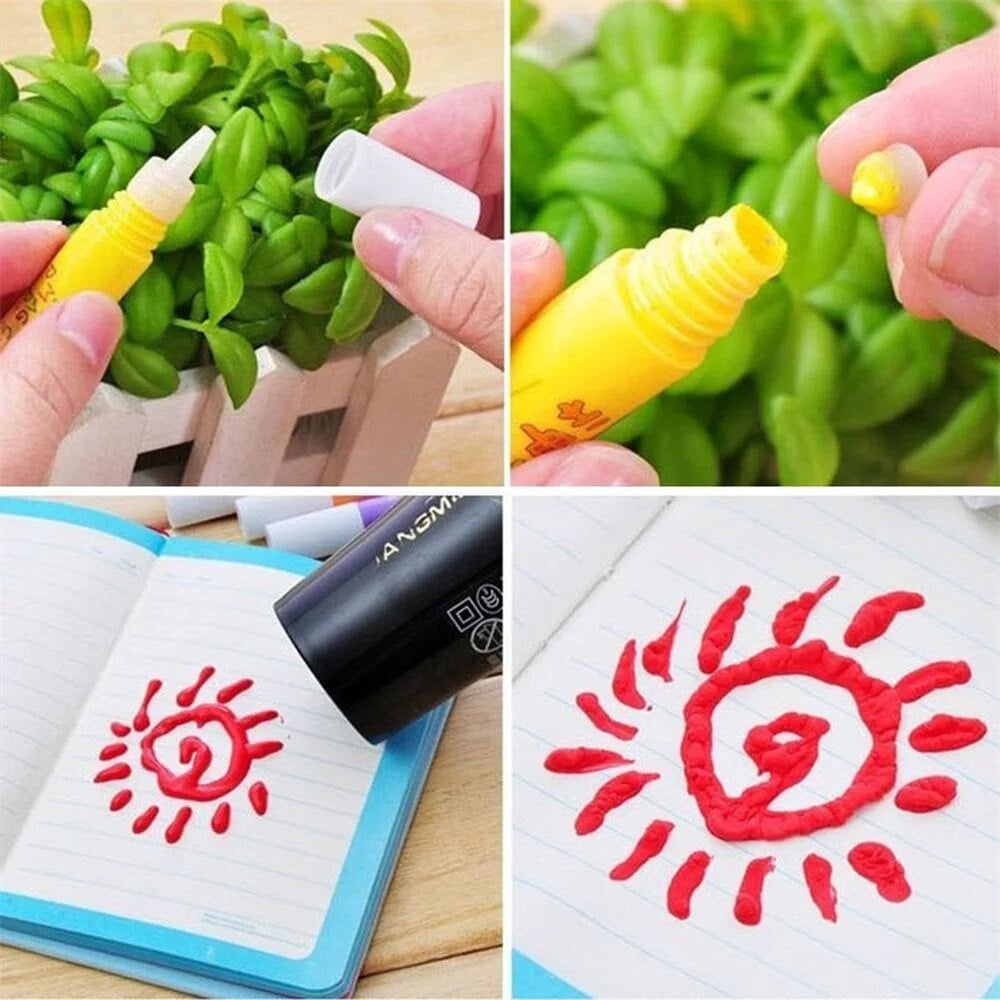 Magic Pen – Draw 3D with one stroke!DIY Bubble Magic Drawing Pens