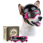 Dog Helmet with Goggles for Eye Protection