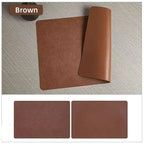 DuoMat | Double-Sided Faux Leather Placemats | Heat Resistant & Waterproof