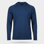 Men's UPF 50+ Sun Hoodie – Lightweight Quick-Dry Hiking & Fishing UV Top with Thumb Loops