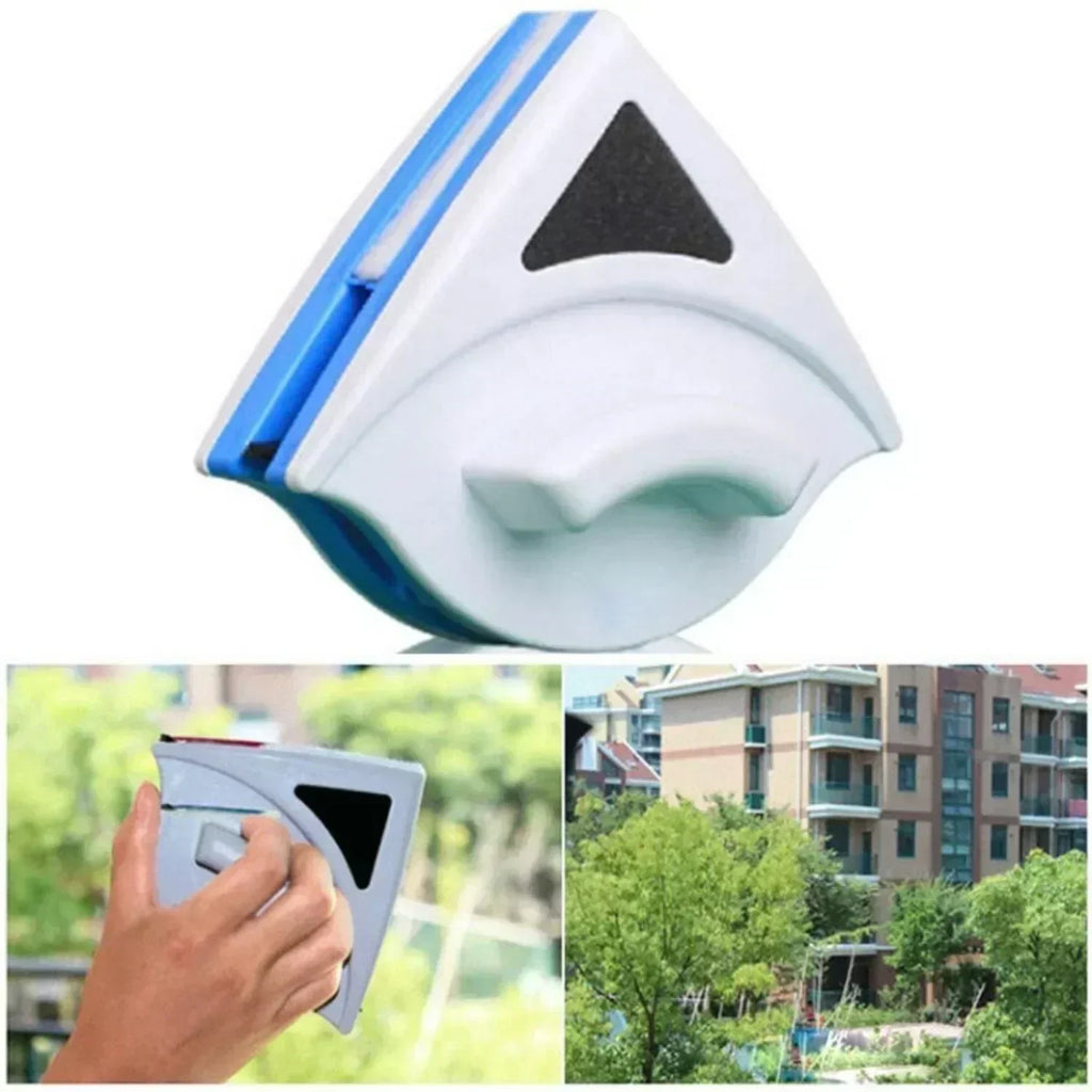 Magnetic Window Cleaner, double-sided for 3–8 mm glass, streak-free